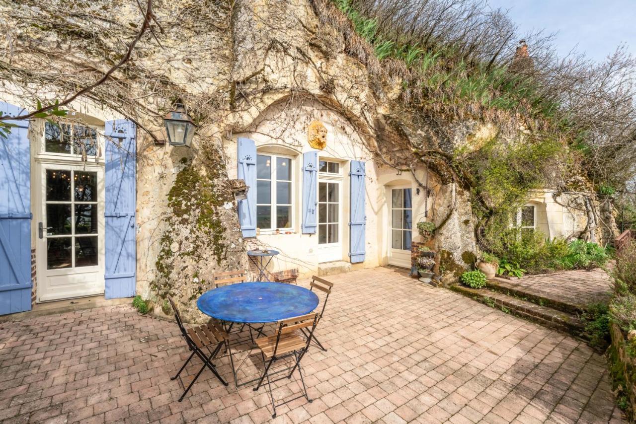 Gite Insolite Troglodytique De La Cave Des Mouret Trôo Eksteriør billede